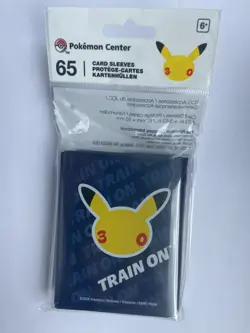 OFFICIAL POKEMON CENTER 30TH ANNIVERSARY 65-PACK CARD SLEEVES BRAND NEW & SEALED - Image 1