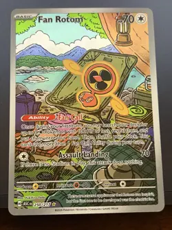 Ascended Heroes Fan Rotom 250/217 Illustration Rare IR Full Art Pokemon Card - Image 1