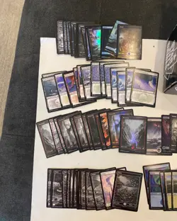 MTG BASIC LAND LOT! lots of foils🔥 magic the gathering lands lot. 750+ cards - Image 3