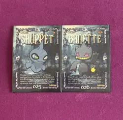 2025 POKEMON HALLOWEEN TRICK OR TREAT Prisma Cards 025 Shuppet 026 Banette Peru - Image 1