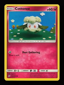 Cottonee 143/236 Common Asako Ito Unified Minds Pokemon Cards - Image 1