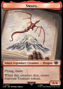 Smaug Token - Tales of Middle-earth Tokens | MTG Card - Image 3