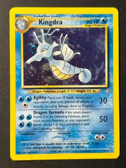 Kingdra 8/111 Neo Genesis Holo Rare - Pokemon Card D MP - Image 1