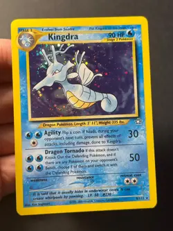 Kingdra 8/111 Neo Genesis Holo Rare - Pokemon Card D MP - Image 4