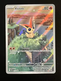 2025 Pokemon Scarlet & Violet Black Star Promo - Victini 208 - NM+ - Image 1