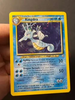 Kingdra 8/111 Neo Genesis Holo Rare - Pokemon Card C MP - Image 4