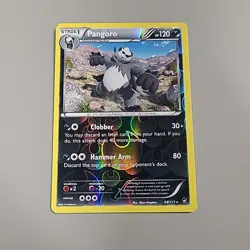 Pokemon Pangoro 68/111 Furious Fists Reverse Holo Rare - Image 1