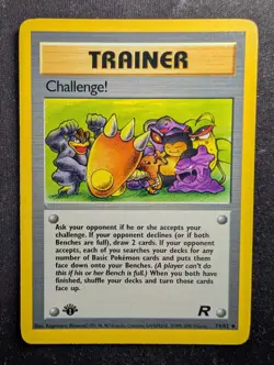 Challenge! - 74/82 - 1st Edition - Team Rocket (Pokemon) LP #1 - Image 1