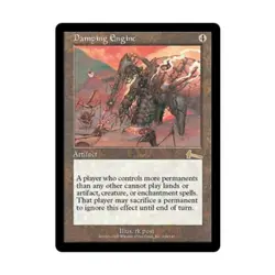 WOTC MtG Urza's Legacy Damping Engine (R) (Foil) NM - Image 1