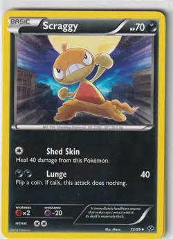 Pokemon Mappa Kommende Schicksale No. 73/99 Scraggy Inglese - Image 1