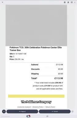 Pokemon Center 30th Anniversary ETB Elite Trainer Box New Sealed *PRESALE* - Image 2