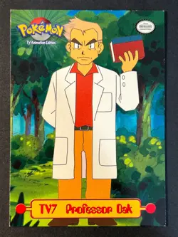 Professor Oak TV7 Topps Pokemon Series 2 - TV Animation LP - Image 1