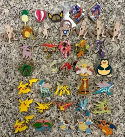Pokemon TCG Pin Collection Lot 38 Official Mewtwo Pikachu Legendary Pins - Image 2