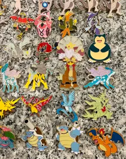 Pokemon TCG Pin Collection Lot 38 Official Mewtwo Pikachu Legendary Pins - Image 4