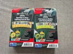 POKEMON TCG Tapu Koko ex & Iron Leaves ex Battle Deck (Pair) - Image 2
