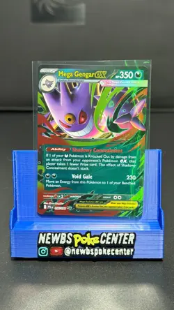 Mega Gengar ex 056/094 Double Rare Phantasmal Flames Pokemon Holo Near Mint - Image 1