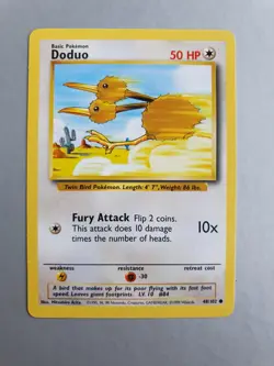 Doduo 48/102 Pokemon TCG Base Set (1999) Common NM - Image 1