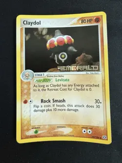 Pokemon EX Emerald Claydol Stamped Reverse Holo 24/106 Yuka Morii - Image 1