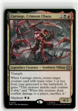 Carnage, Crimson Chaos - Spider-Man MTG NM - Image 1