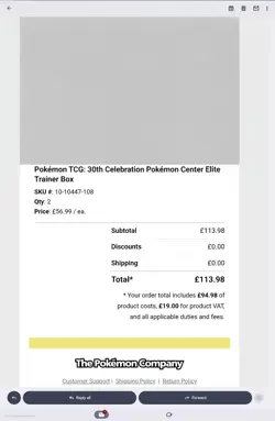 (PRESALE)Pokemon Center Pokemon Celebration 30th Anniversary ETB - Image 2
