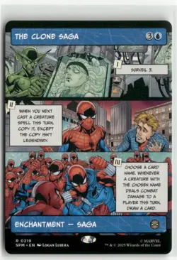 The Clone Saga Borderless - Spider-Man MTG NM - Image 1