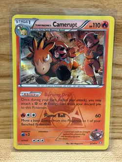 Team Magma's Camerupt(Holo) Pokemon Double Crisis Holo Rare - Image 1