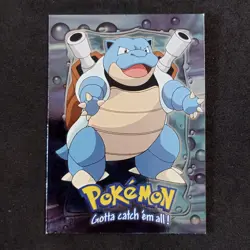 Blastoise E9 Of 12 _ Foil _ Pokemon Topps Movie Edition _ English _ Exc/Nm - Image 1