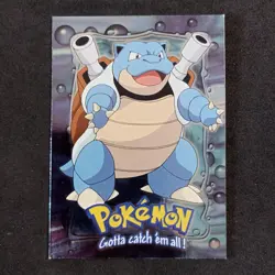 Blastoise E9 Of 12 _ Foil _ Pokemon Topps Movie Edition _ English _ Exc/Nm - Image 2