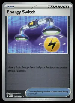 Energy Switch 115/132 Common Mega Evolution Pokemon Reverse Holo Near Mint - Image 1