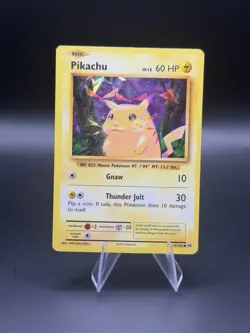 Pikachu 35/108 Evolutions Cracked Ice Holo Rare Pokemon TCG - Image 1