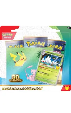 Pokemon Center 30th Celebration Tech Sticker Collection PRESALE - Image 1