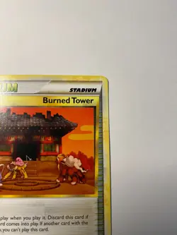 Burned Tower Uncommon Undaunted 71/90 LP Pokemon Stadium - Image 2