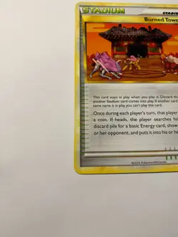 Burned Tower Uncommon Undaunted 71/90 LP Pokemon Stadium - Image 4