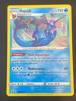 CARTE POKEMON AQUALI SWSH072 FR HOLO EB PROMO - NM/M - Image 1