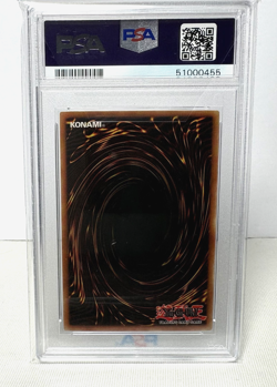 2002 YuGiOh KARBONALA WARRIOR 1st Edition PSA 9 LOB-067 The Legend of Blue-Eyes - Image 2