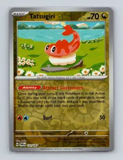 Tatsugiri 131 2024 Pokemon Twilight Masquerade Reverse Holo Card NM+ (a) - Image 1