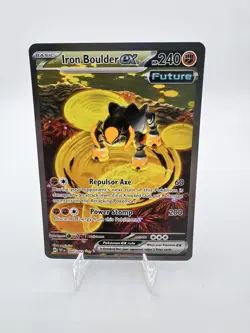 TCG Pokemon Iron Boulder EX Temporal Forces 207/162 Card SIR - Image 1
