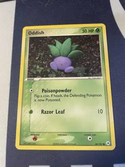 Pokemon TCG Oddish Common Hidden Legends 68/101 - Image 1