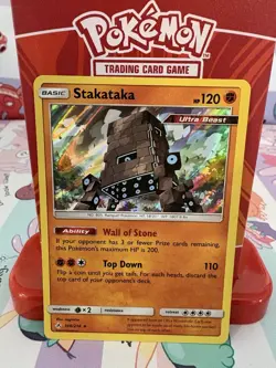 Pokemon Stakataka 106/214 Unbroken Bonds Holo LP - Image 1