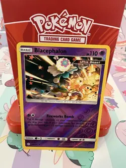 Pokemon Blacephalon 104/236 Cosmic Eclipse Reverse Holo LP - Image 1