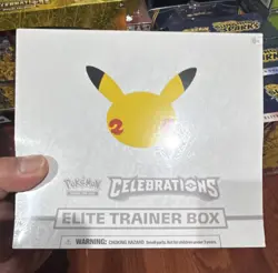 Pokemon TCG Celebrations Elite Trainer Box 1 Box Pikachu Age 6+ MPN 290-80943 - Image 1