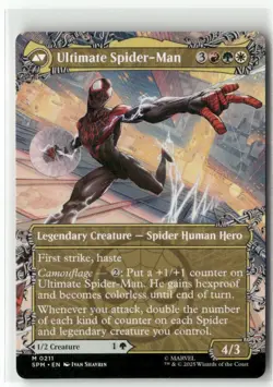 Miles Morales 0211 Borderless - Spider-Man MTG NM - Image 2