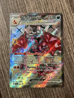 Pokemon TCG Charizard ex 074 SV Promo Holo EX 330 HP English - Image 1