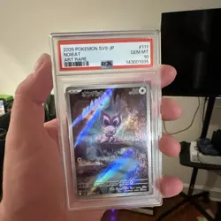 PSA 10 GEM MINT Noibat 111/100 Art Rare SV9 Japanese Pokemon 2025⁠ - Image 3