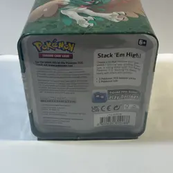 NEVER OPENED Pokemon TCG Snivy Stack 'Em High Tin Sword & Shield 2022 - Image 3