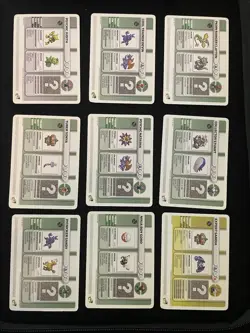 Lot 45 Gameboy Advance Pokemon ruby & sapphire e-Reader Battle Cards - Image 1
