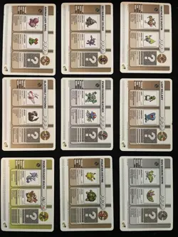 Lot 45 Gameboy Advance Pokemon ruby & sapphire e-Reader Battle Cards - Image 3