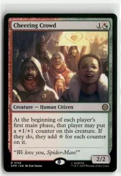 Cheering Crowd - Spider-Man MTG NM - Image 1