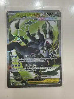Mega Darkrai ex Full Art - Pokemon TCG Pitch Black ENGLISH 101/084 - Image 1