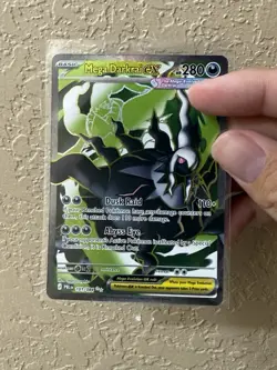 Mega Darkrai ex Full Art - Pokemon TCG Pitch Black ENGLISH 101/084 - Image 2